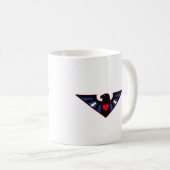 Lederner Eagle-Stolz Kaffeetasse (VorderseiteRechts)