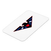 Lederner Eagle-Stolz Magnet (Linke Seite)