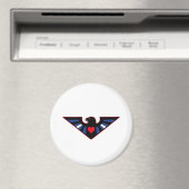 Lederner Eagle-Stolz Magnet (In Situ (Geschirrspüler))