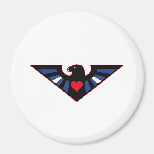 Lederner Eagle-Stolz Magnet (Vorne)