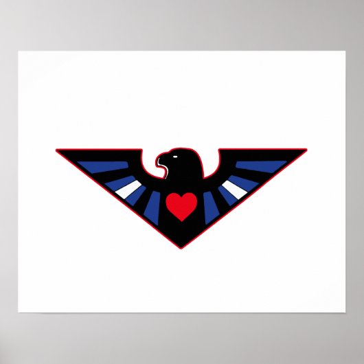 Lederner Eagle-Stolz Poster (Vorne)