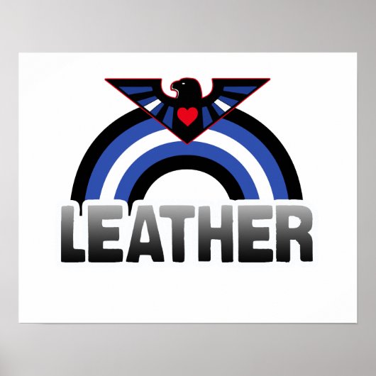 Lederner Eagle-Stolz Poster (Vorne)