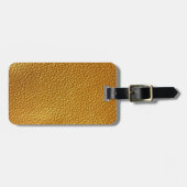 Lederner Entwurfs-Acryl-Gepäckanhänger Gepäckanhänger (Vorderseite horizontal)