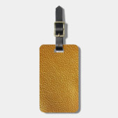 Lederner Entwurfs-Acryl-Gepäckanhänger Gepäckanhänger (Vorderseite vertikal)