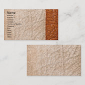 Lederner Hintergrund Browns Visitenkarte (Vorne/Hinten)