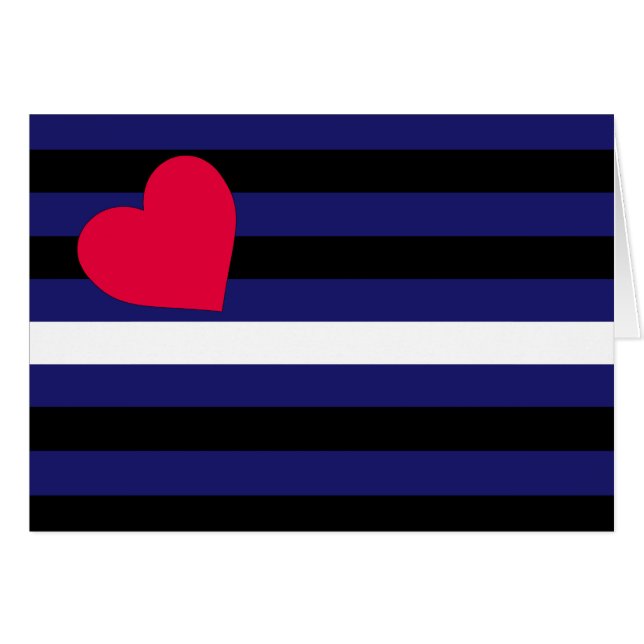 Lederner Latex und BDSM Stolz-Flagge (Vorderseite (Horizontal))