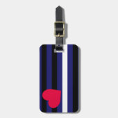 Lederner Latex und BDSM Stolz-Flagge Gepäckanhänger (Vorderseite vertikal)