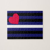 Lederner Latex und BDSM Stolz-Flagge Puzzle (Horizontal)
