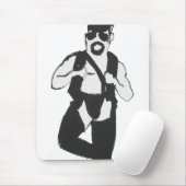 Lederner Mann Mousepad (Mit Mouse)