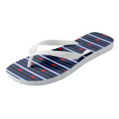 Lederner queer Stolz Badesandalen (Schrägansicht)