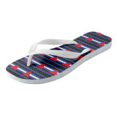 Lederner queer Stolz Badesandalen (Schrägansicht)