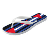 Lederner queer Stolz Badesandalen (Schrägansicht)