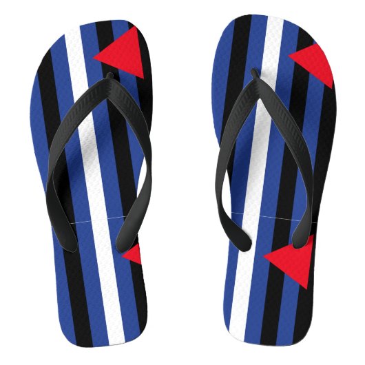 Lederner queer Stolz Badesandalen (Fußbett)