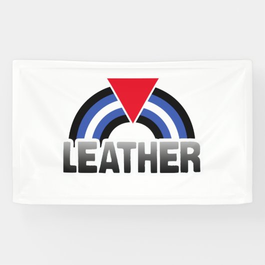 Lederner queer Stolz Banner (Horizontal)