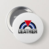 Lederner queer Stolz Button (Vorne & Hinten)