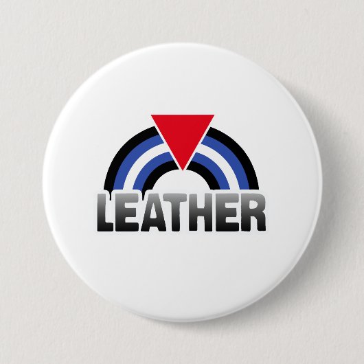 Lederner queer Stolz Button (Vorderseite)