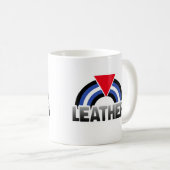 Lederner queer Stolz Kaffeetasse (VorderseiteRechts)