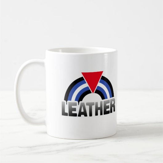 Lederner queer Stolz Kaffeetasse (Links)