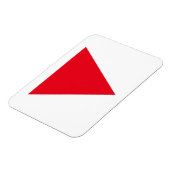 Lederner queer Stolz Magnet (Linke Seite)