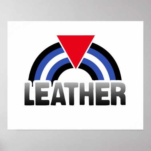 Lederner queer Stolz Poster (Vorne)