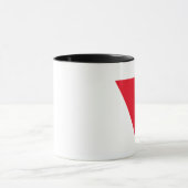 Lederner queer Stolz Tasse (Zentrum)