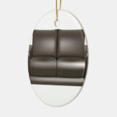 Lederner Sofaentwurf Browns Keramikornament (Links)