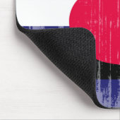 LEDERNER STOLZ BEUNRUHIGTER ENTWURF MOUSEPAD (Ecke)