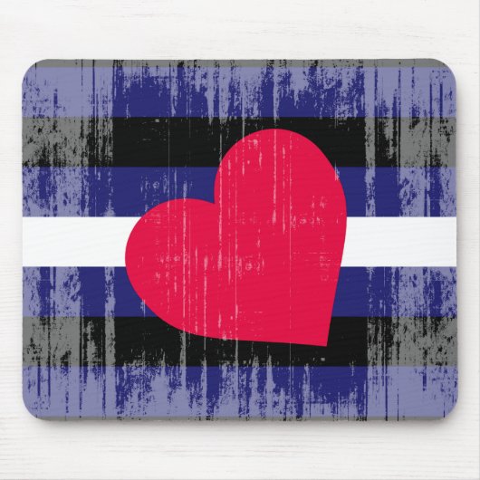 LEDERNER STOLZ BEUNRUHIGTER ENTWURF MOUSEPAD (Vorne)