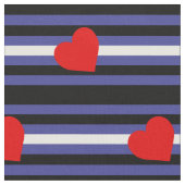 Lederner Stolz-Flagge Stoff (Nahaufnahme)