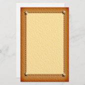 Ledernes Briefpapier (Vorne/Hinten)