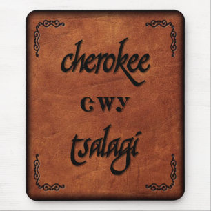 Ledernes Cherokee - Tsalagi Mousepad