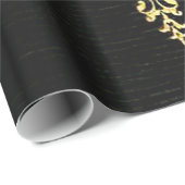 Ledernes gebundenes Buch Geschenkpapier (Rolleneckpunkt)