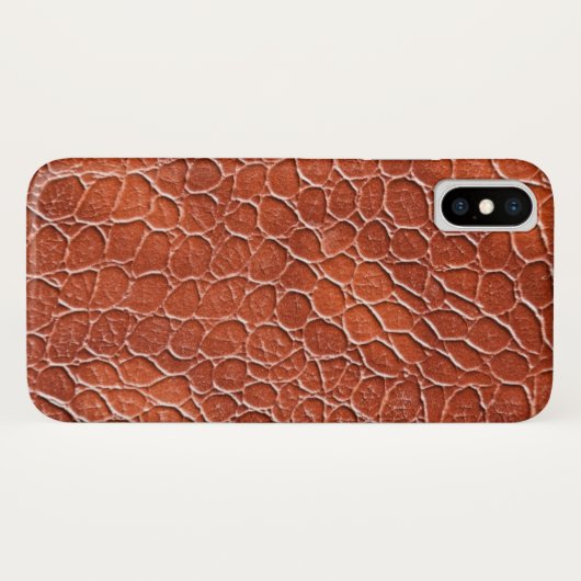 Ledernes Muster Case-Mate iPhone Hülle (Rückseite (Horizontal))