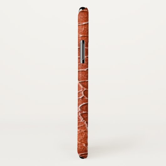 Ledernes Muster Case-Mate iPhone Hülle (Hinten/Rechts)