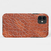 Ledernes Muster Case-Mate iPhone Hülle (Rückseite (Horizontal))
