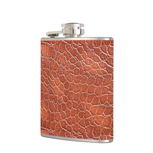 Ledernes Muster Flachmann (Links)