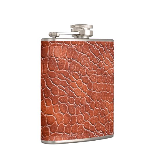 Ledernes Muster Flachmann (Rechts)