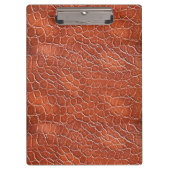 Ledernes Muster Klemmbrett (Vorderseite)