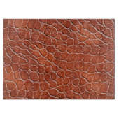 Ledernes Muster Schneidebrett (Vorderseite)