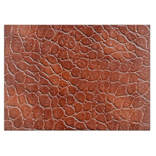 Ledernes Muster Schneidebrett (Vorderseite)