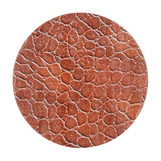 Ledernes Muster Schneidebrett (Vorderseite)