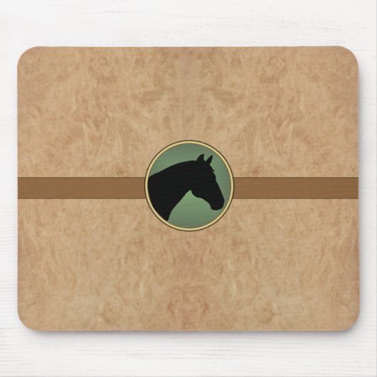 Ledernes Pferd MousePad (Vorne)