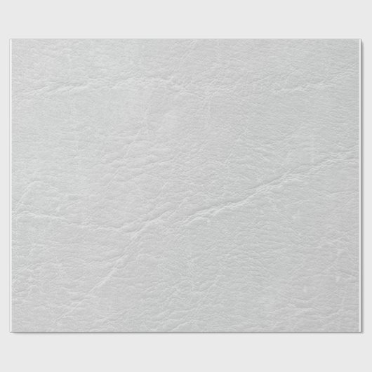 Ledernes Weiß Geschenkpapier (Flach)