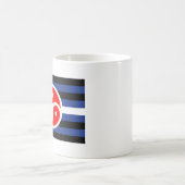 Lederpraktik: Stolperflagge Kaffeetasse (Mittel)