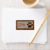 Lederschau Adressaufkleber (Insitu)