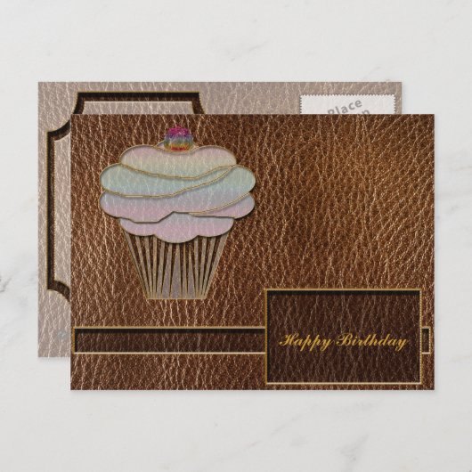 Lederschau Postkarte (Vorne/Hinten)