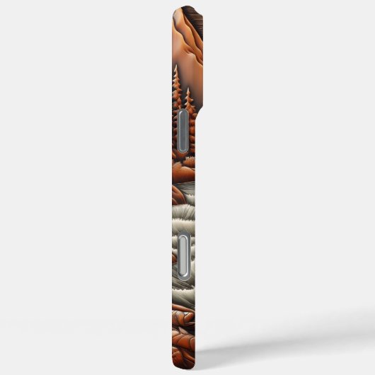 Lederschaubär am Fluss Case-Mate iPhone Hülle (Rückseite / Rechts)