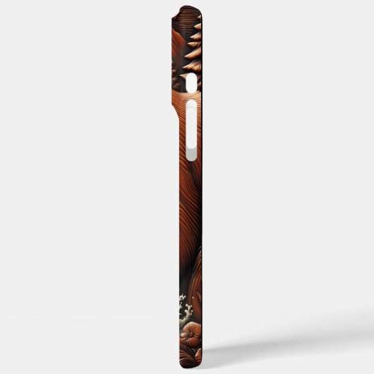 Lederschaubär am Fluss Case-Mate iPhone Hülle (Rückseite / Links)