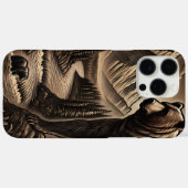 Lederschaubär durch Wasser Case-Mate iPhone Hülle (Rückseite (Horizontal))