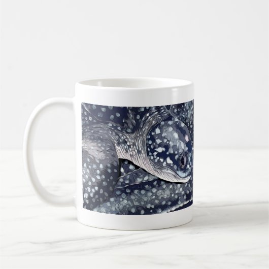 Lederschildkröte Kaffeetasse (Links)